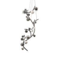 Audacity Vertical Suspension by Schonbek in Antique Pewter
