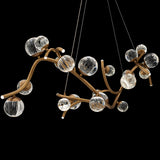 Audacity Linear Pendant Light French Gold By Schonbek Forever - Front View