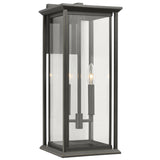 Audley Outdoor Lantern Large Antique Bronze Clear Glass By Generation Lighting 