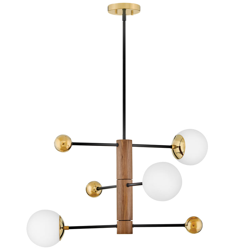 Auggie Chandelier Bright Brass By Lark Living