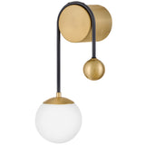 Auggie Wall Sconce Black By Lark Living  - Side View1
