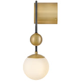 Auggie Wall Sconce Black By Lark Living  - Side View2