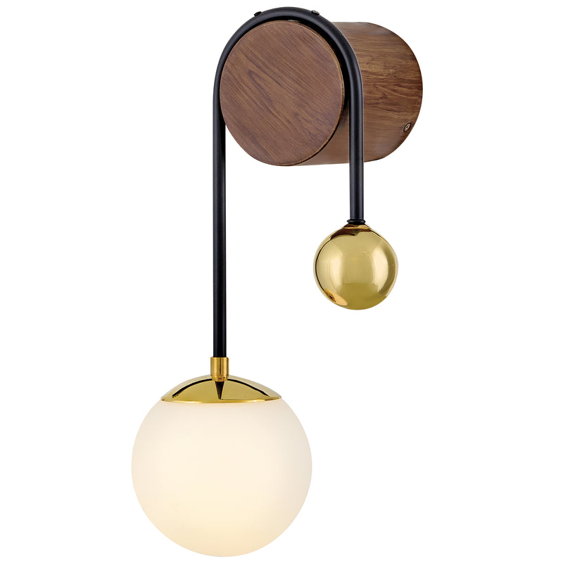 Auggie Wall Sconce Bright Brass By Lark Living