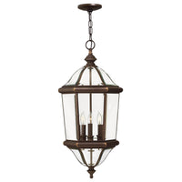 Augusta Large Hanging Lantern - Copper Bronze - by Hinkley