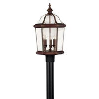 Augusta Large Post Mount Lantern - Copper Bronze - by Hinkley