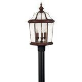 Augusta Large Post Mount Lantern - Copper Bronze - by Hinkley