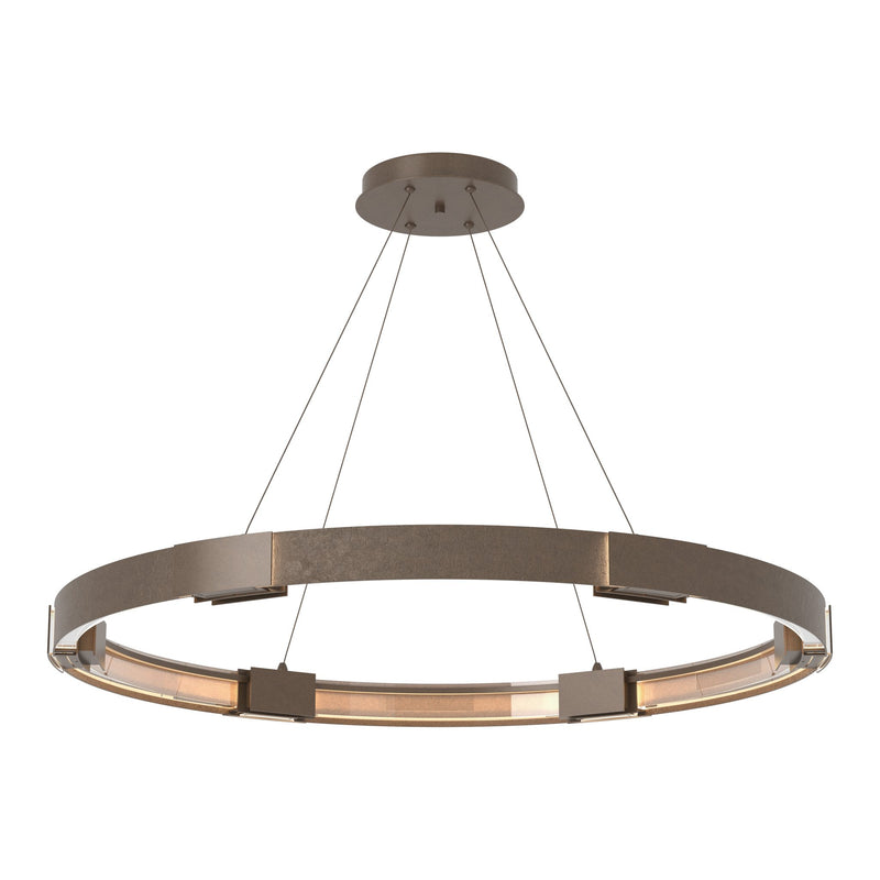 Aura LED Chandelier in Bronze by Hubbardton Forge