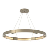 Aura LED Chandelier in Soft Gold by Hubbardton Forge