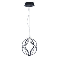 Aura LED Pendant by ET2 - 12 Inch, Black