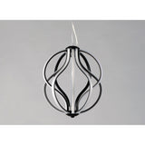 Aura LED Pendant by ET2 - 12 Inch, Black
