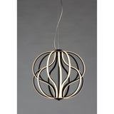 Aura LED Pendant by ET2 - 17 Inch, Black