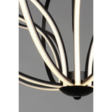 Aura LED Pendant by ET2 - 24 Inch, Black
