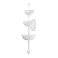 Aura Wall Sconce - Gesso White by Corbett