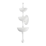 Aura Wall Sconce - Gesso White by Corbett
