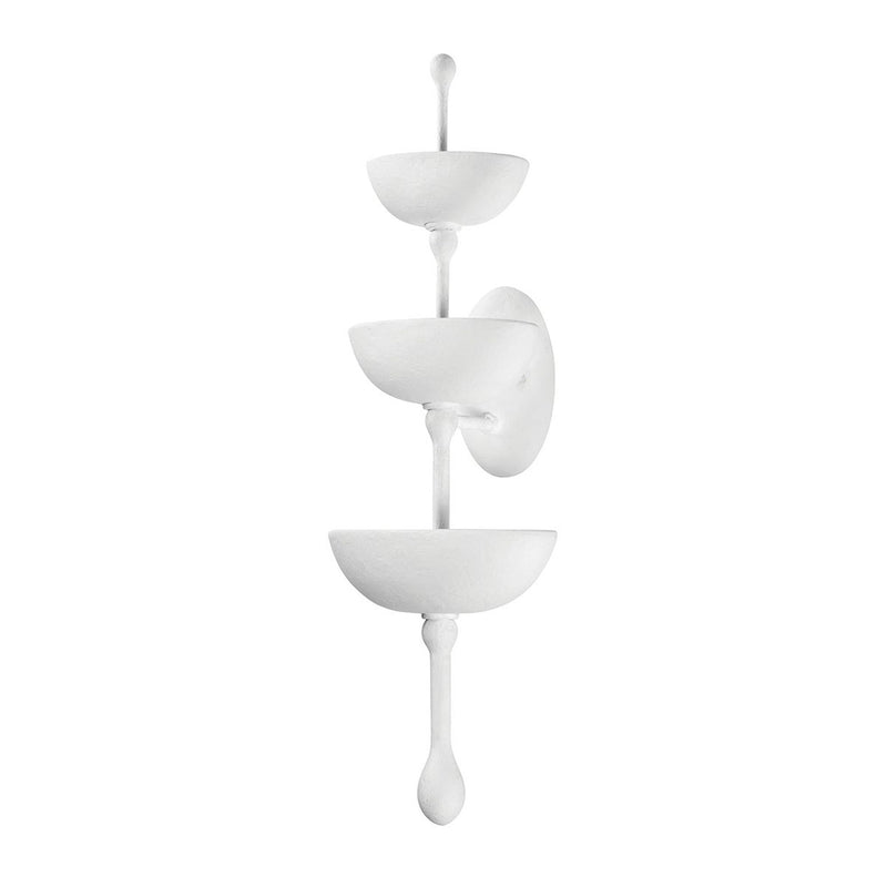 Aura Wall Sconce - Gesso White by Corbett