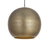 Aurelia Pendant Weathered Brass by Maxim Lighting