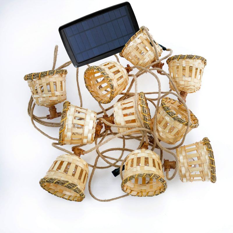 Aurora Solar String Lights - with solar panel