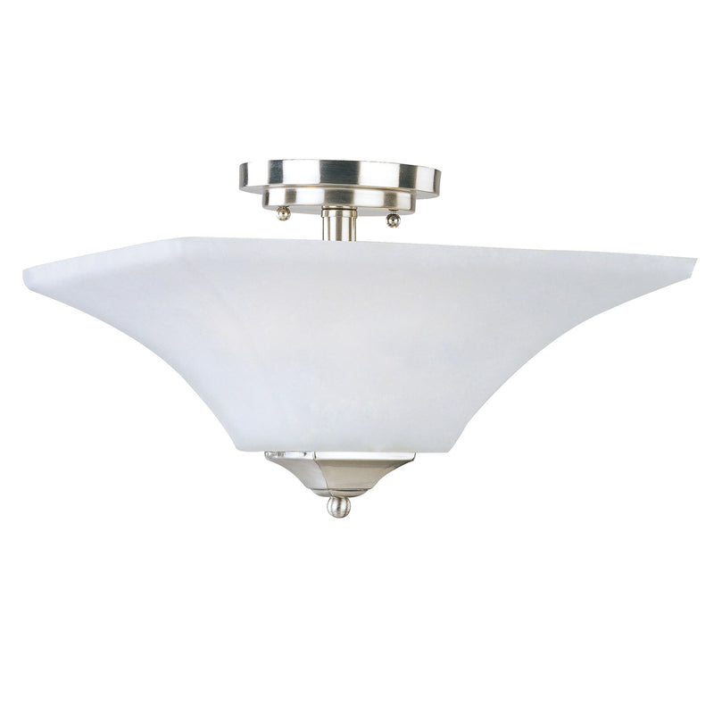 Aurora Semi-Flush Mount Satin Nickel by Maxim Lighting