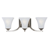 Aurora Vanity Light Satin Nickel by Maxim Lighting