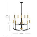 Austen Medium Multi Tier Chandelier