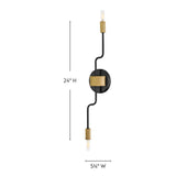Austen Medium Two Light Sconce