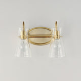Ava Bath Vanity Light Natural Aged Brass by Maxim Lighting