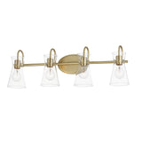 Ava Bath Vanity Light Natural Aged Brass by Maxim Lighting