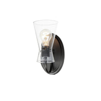 Ava Wall Sconce Vanity Light Black by Maxim Lighting