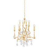 Aveline Chandelier - 8-Light - Gold Leaf by Corbett