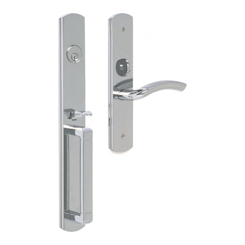 Avenue Entry Grip Set in Polished Chrome by Colombo Design