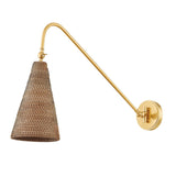Averack Plug-in Sconce - Aged Brass by Hudson Valley