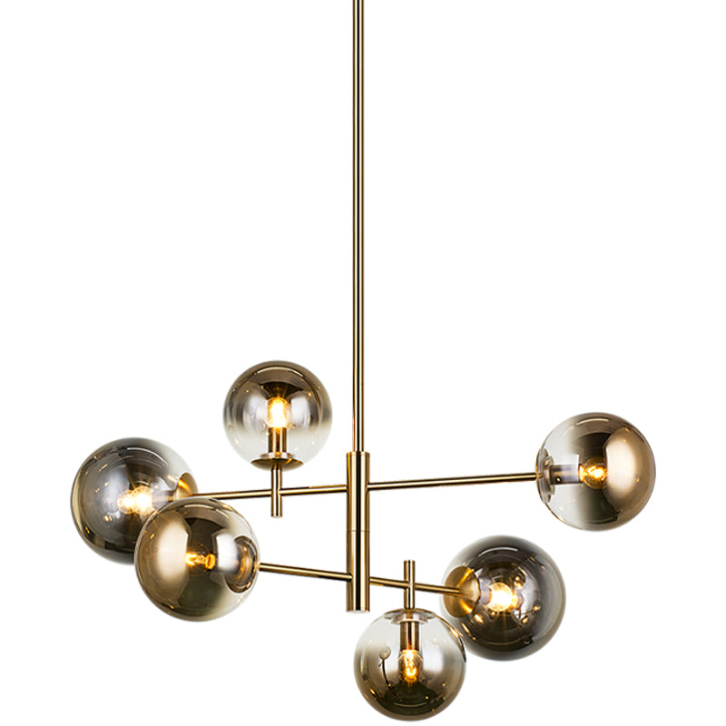 Averley Chandelier Medium Aged Gold Brass By Matteo