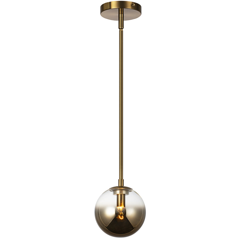 Averley Pendant Light Aged Gold Brass Medium By Matteo