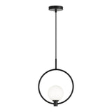 Averley Ring Pendant 11.88 Inch Black