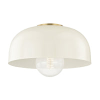 Avery Flush Mount - Aged Brass