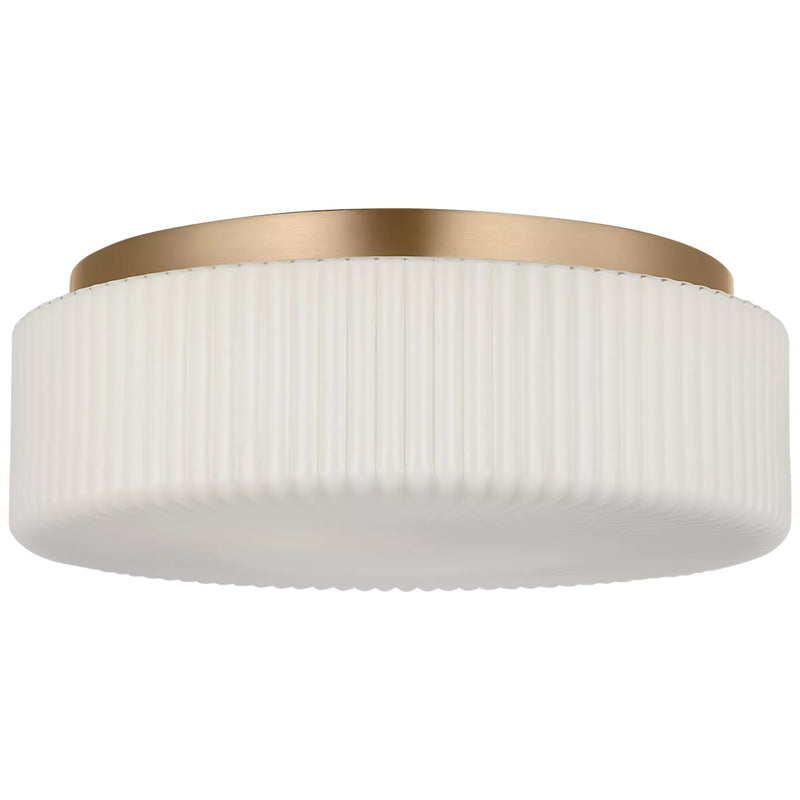 Axira Two Light Flush Mount Satin Brass By Generation Lighting