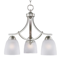 Axis Down Light Chandelier Satin Nickel by Maxim Lighting