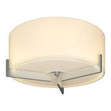 Axis Flush Mount in Vintage Platinum by Hubbardton Forge