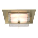 Axis LED Flush Mount in Soft Gold by Hubbardton Forge