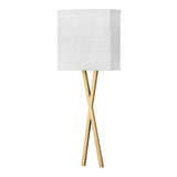 Axis Off White Large Single Light Sconce - Heritage Brass - by Hinkley