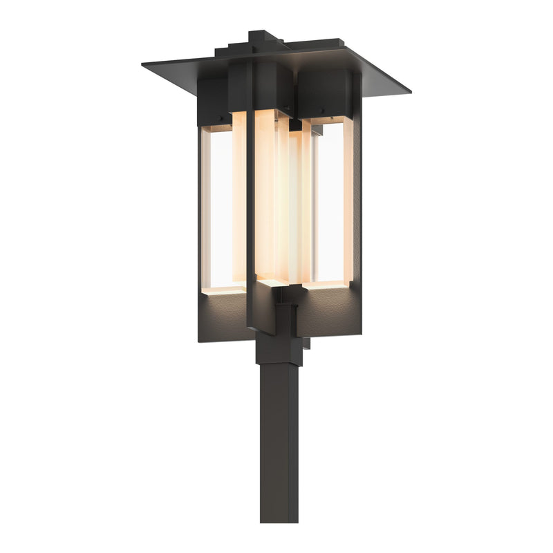 Axis Outdoor Post Lantern in Coastal Black by Hubbardton Forge