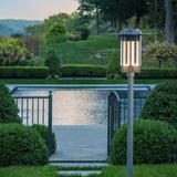 Axis Outdoor Post Lantern lifestyle view by Hubbardton Forge