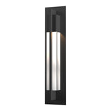Axis Outdoor Wall Light Large in Coastal Black by Hubbardton Forge