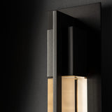 Axis Outdoor Wall Light Large detail in Coastal Oil Rubbed Bronze, by Hubbardton Forge