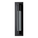 Axis Outdoor Wall Light Medium, shown in Coastal Black, by Hubbardton Forge