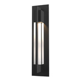 Axis Outdoor Wall Light Medium in Coastal Black by Hubbardton Forge