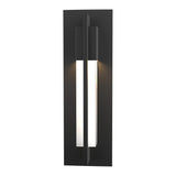 Axis Outdoor Wall Light Small in Coastal Black by Hubbardton Forge