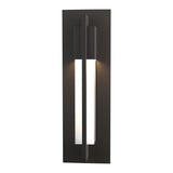Axis Outdoor Wall Light Small in Coastal Oil Rubbed Bronze by Hubbardton Forge