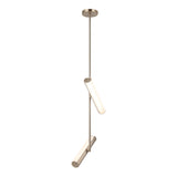 Axis Pendant 2-Light Champagne Gold