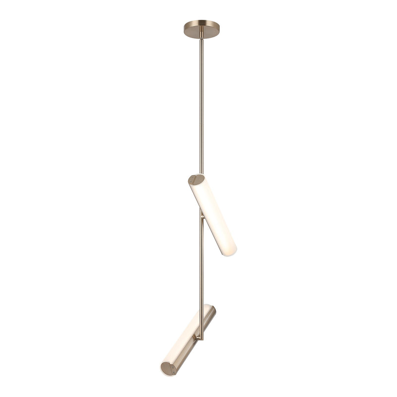 Axis Pendant 2-Light Champagne Gold